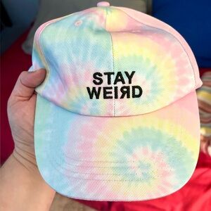 Tie-Dye 'Stay Weird' Cap